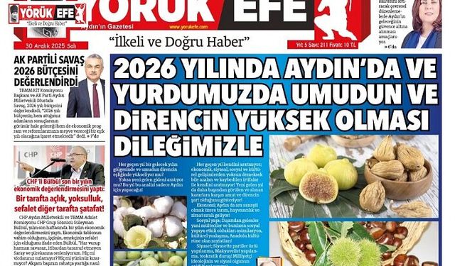 2026 Yılında Aydın’da ve Yurdumuzda Umudun Ve Direncin Yüksek Olması Dileğimizle