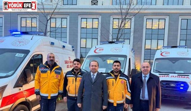 Aydın’a tahsis edilen yeni ambulanslar hizmet için yola çıktı