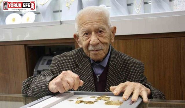 Aydınlı 90 yaşındaki sarraf Bezirgan: "Dürüstlük, iş hayatının altın anahtarıdır"