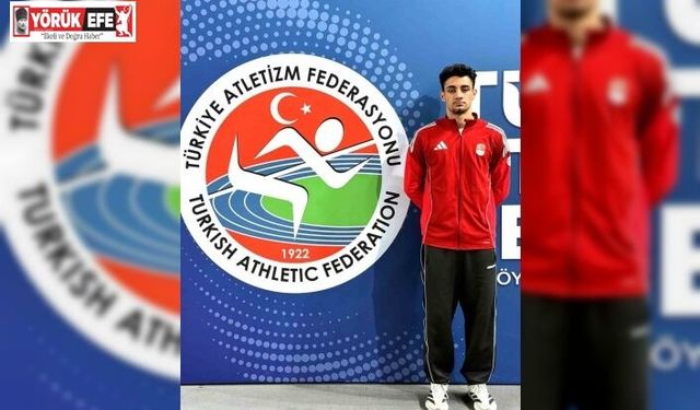 Aydınlı genç atletin hedefi Türkiye rekoru