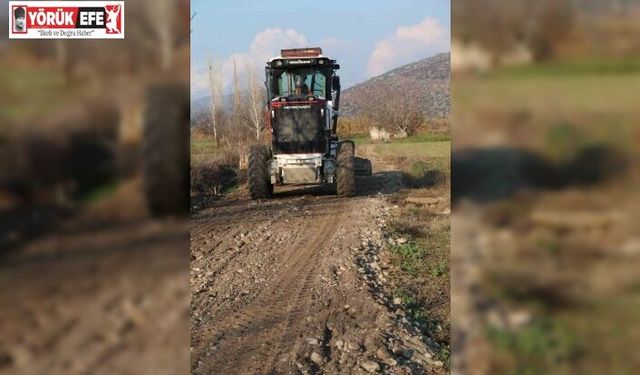 Bozdoğan Belediyesi’nden ova yollarında çalışma