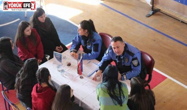 Germencik’te liseli gençler polisliği tanıdı