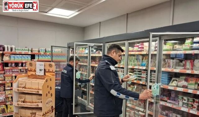 Germencik’te zabıta ekipleri zincir marketlerde denetim gerçekleştirdi