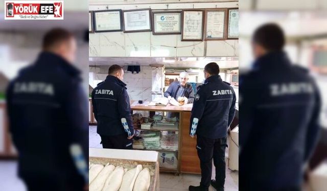 Germencik’teki fırınlarda denetim gerçekleştirildi