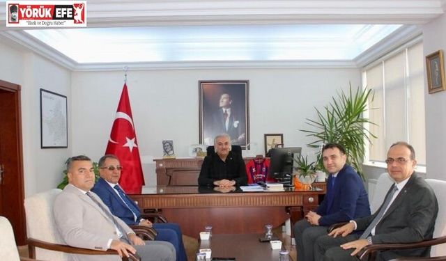 İl Milli Eğitim Müdürü Yiğit, Söke Kaymakamı Akça ile bir araya geldi