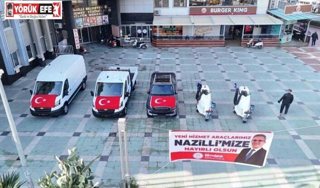 Nazilli Belediyesi araç filosunu güçlendiriyor
