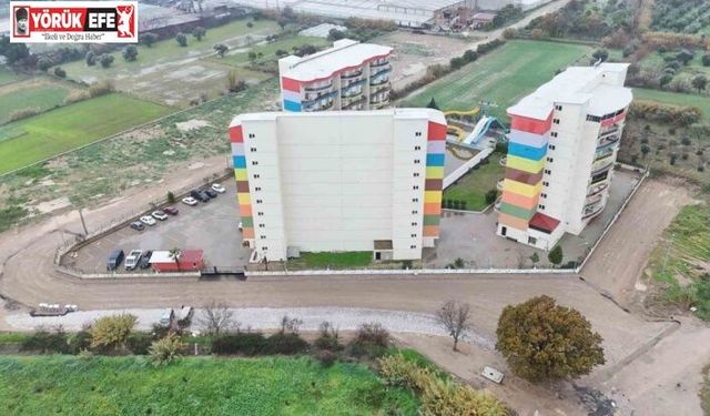 Nazilli Belediyesi’nden Yeşil Mahalle’ye 5 bin metrekarelik yol yatırımı
