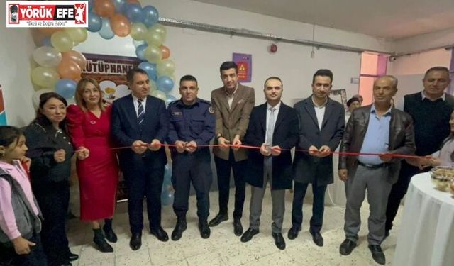 Nazilli’de öğretmenin 10 yıllık hayali kütüphaneye dönüştü