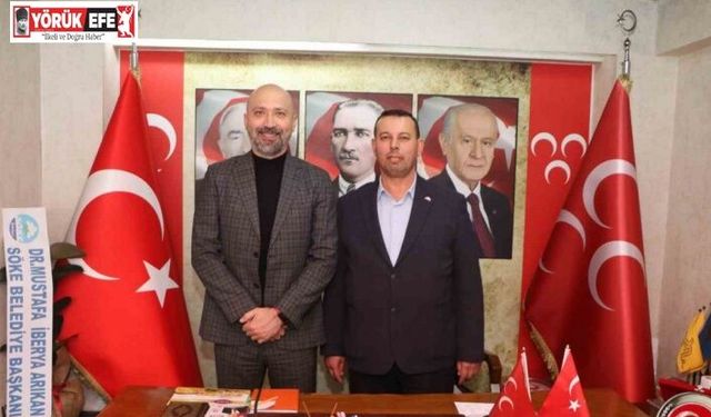 Söke Belediye Başkanı Arıkan, MHP İlçe Teşkilatı ile bir araya geldi