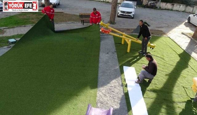 Söke Belediyesi’nin parklarda yenileme atağı devam ediyor