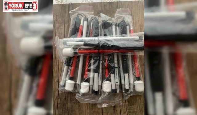 Yeni doğan bebek adına yapılan ’Beyaz Baston’ bağışı yürekleri ısıttı