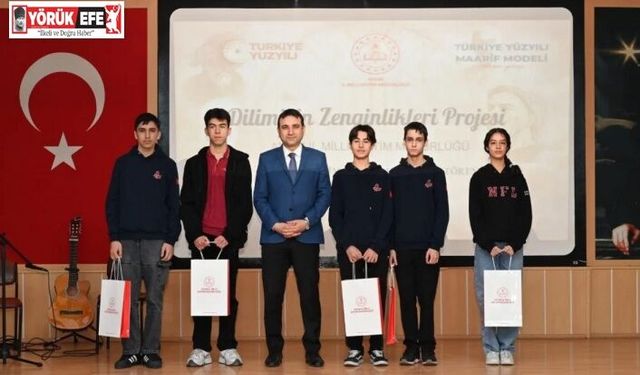 Aydın Lisesi, dil yarışmasında 5 ödülün 3’ünü aldı