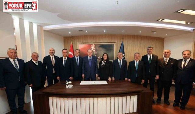 Başkan Arıkan: "Cumhurbaşkanımızla bir araya gelmek büyük onur"