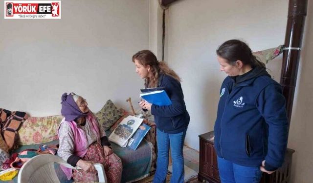 Bozdoğan Belediyesi, bakıma muhtaç vatandaşları yalnız bırakmıyor