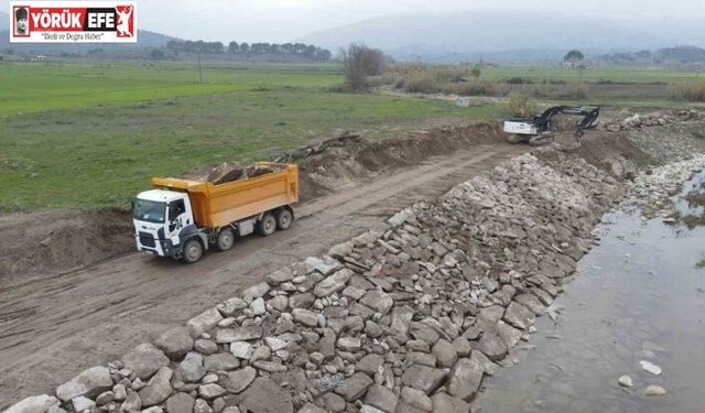 Çine Sulaması inşaatında çalışmalar sürüyor