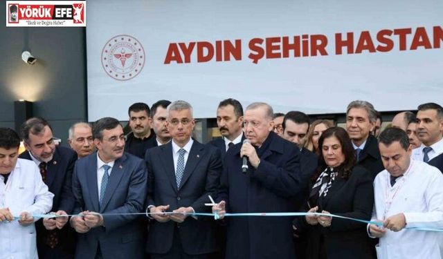 Cumhurbaşkanı Erdoğan: "Her açıdan gurur verici bir şifa merkezini Aydın’ımıza kazandırıyoruz"