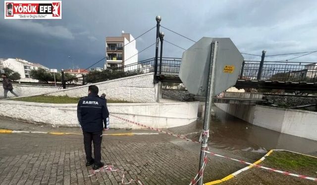 Germencik Belediyesi’nden sağanak yağışa karşı önlem