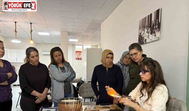 Germencik’te cam sanatları kursu yoğun ilgiyle başladı