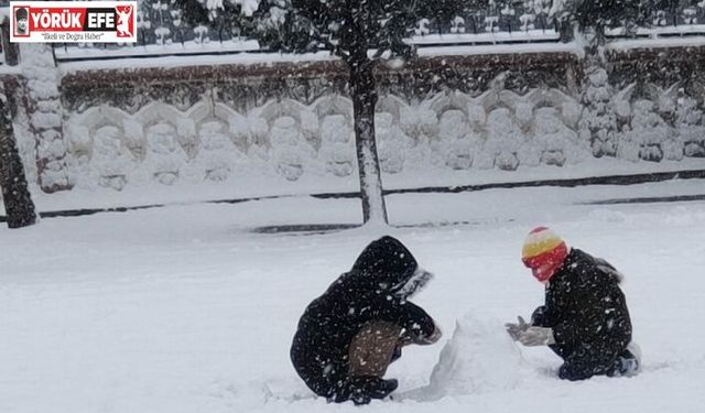 Germencik’te karne gününe özel kar şenliği düzenleniyor