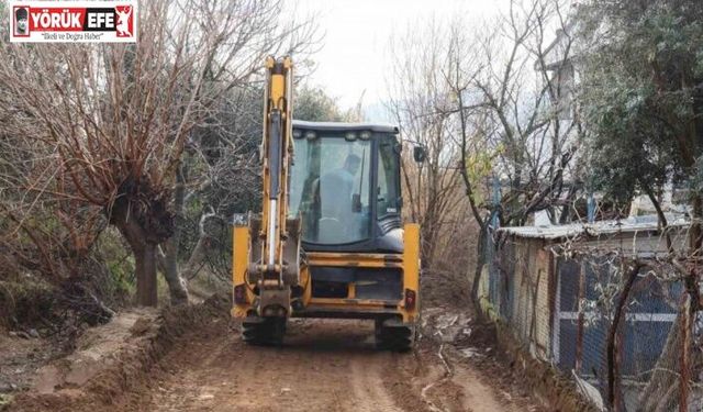 Nazilli Belediyesi’nden Arslanlı’da yol çalışması
