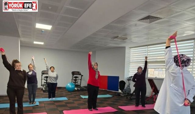 Nazilli’de kadınlar güne sporla başlıyor