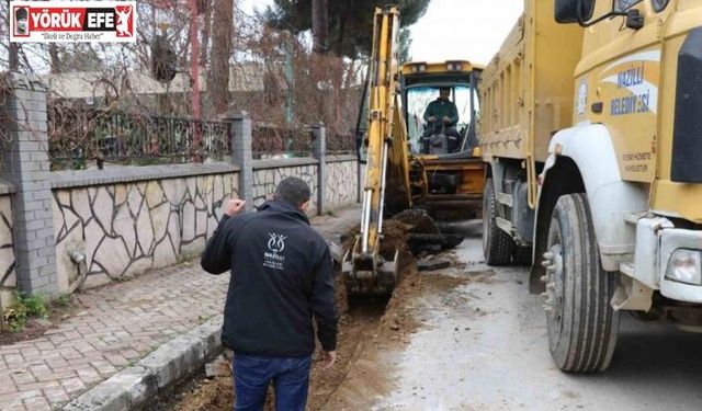 Nazilli’de yarım asırlık içme suyu hatları yenileniyor
