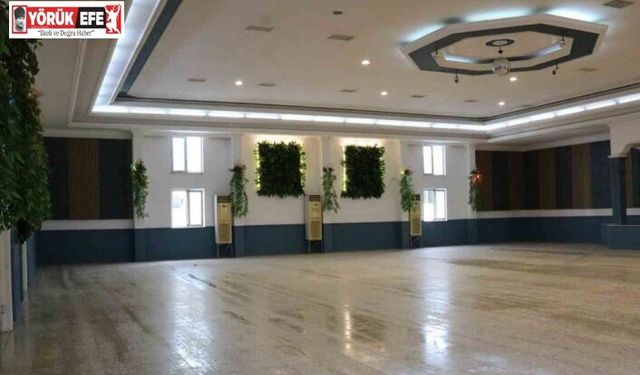 Yenipazar’da kışlık düğün salonu yenilendi