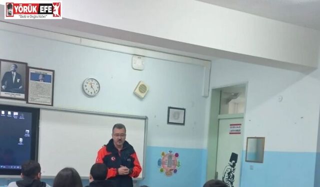 AFAD ekipleri Nazilli’de öğrencileri afetlere karşı bilinçlendirdi