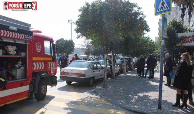 "Araçtan duman çıkıyor" ihbarı ekipleri harekete geçirdi