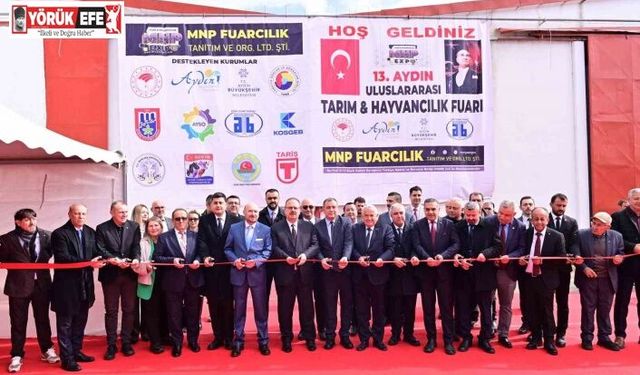 Aydın 13. Tarım Fuarı kapılarını açtı