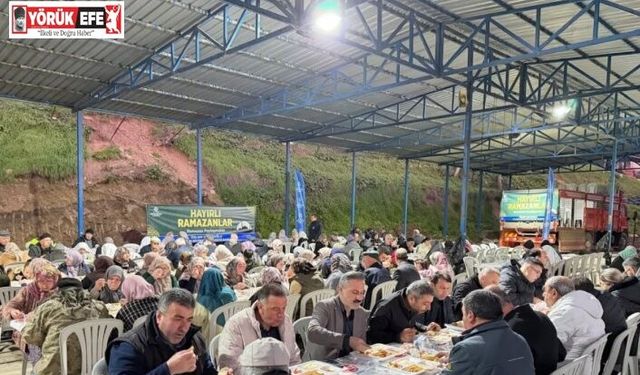 Aydın Büyükşehir’den Eğridere’de iftar sofrası