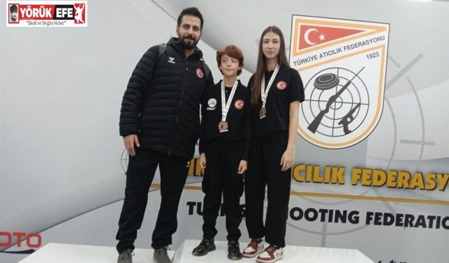 Aydınlı atıcılar Ankara’dan derecelerle döndü