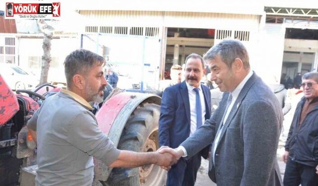 AYESOB Başkanı Künkcü, Kuyucak’ta esnaflarla buluştu