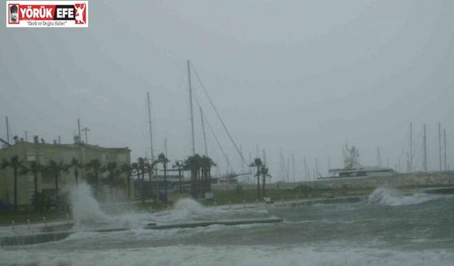 Balıkçılara "fırtına" uyarısı