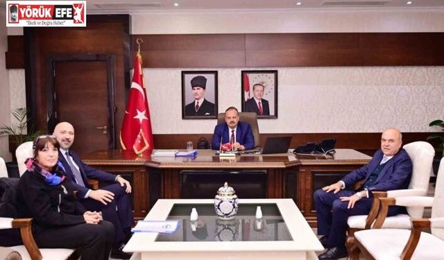 Başkan Arıkan tarihi yapılar için Vali Canbolat ile görüştü