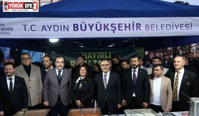 Başkan Çerçioğlu, İncirliova’da vatandaşlarla iftar sofrasında buluştu