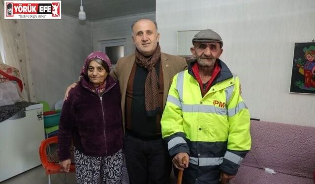 Başkan Kaya, Gül çiftine kayıtsız kalmadı