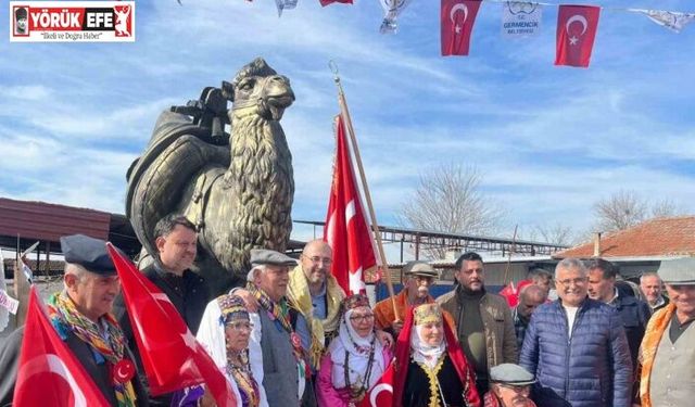 Başkan Zencirci’den devesiyle ünlü Turanlar’a deve heykeli