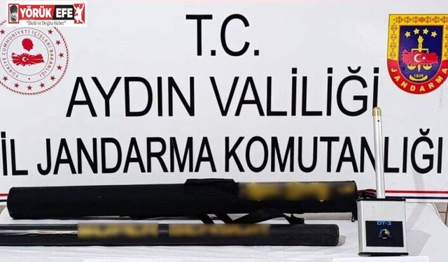 Bozdoğan’da kaçak define arayışı yapan şahıslar suçüstü yakalandı