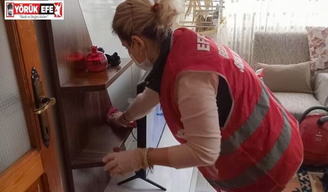 Efeler Belediyesi Evde Bakım Hizmetleri devam ediyor