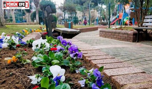 BAŞKAN YETİŞKİN’DEN EFELER’E RENK KATAN ÇALIŞMA