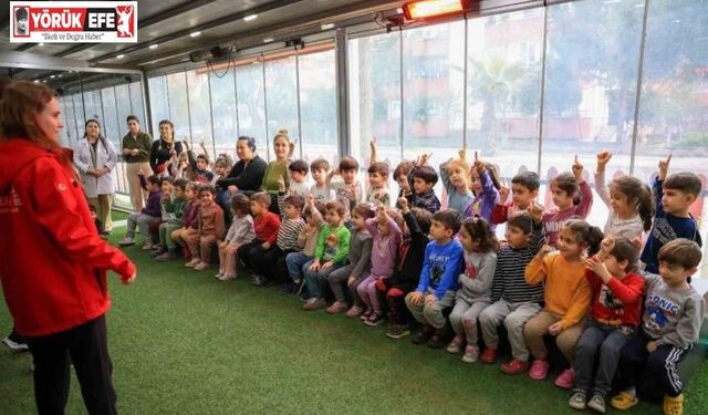 Efeler Belediyesi’nden miniklere afet bilinci eğitimi