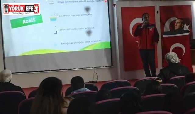 İncirliova’da çocuklara su verimliliği anlatıldı