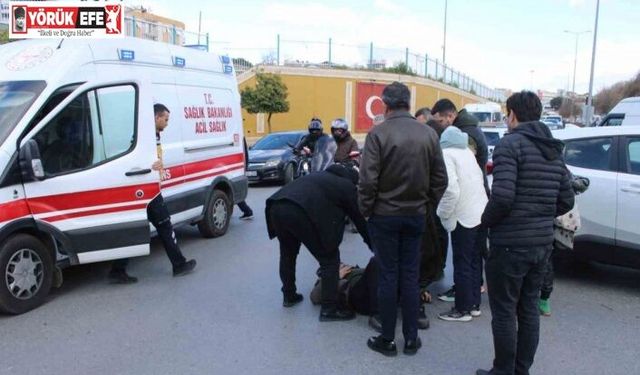 Kavşak içindeki kazada sürücü yaralandı