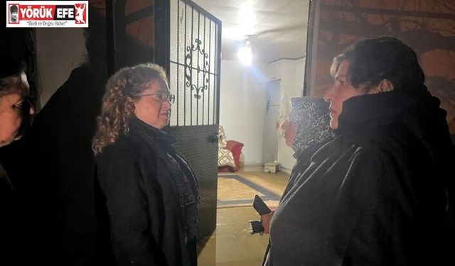 Kaymakam Doğru yağış sonrası vatandaşların yanında