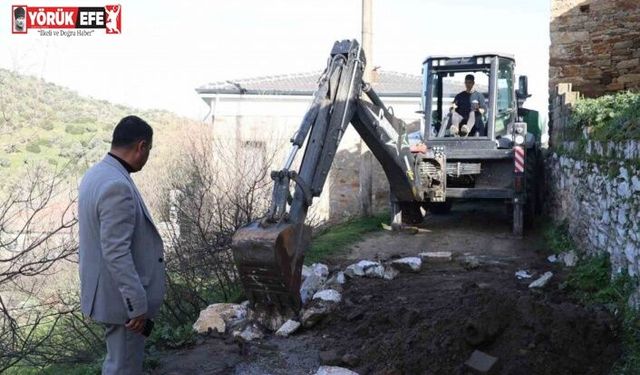 Koçarlı’da yağmur sonrası hasar tespiti için ekipler sahaya indi