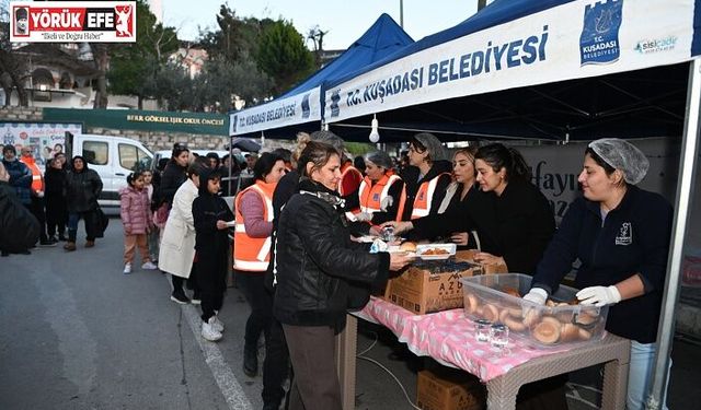 KUŞADASI BELEDİYESİ’NİN İFTAR SOFRASI BU KEZ CUMHURİYET MAHALLESİ’NDE KURULDU