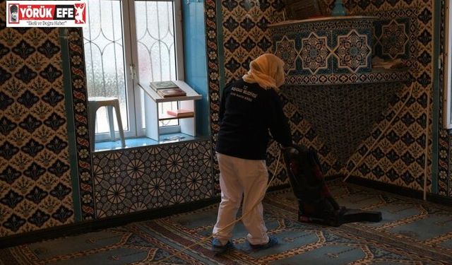Kuşadası Belediyesi camileri Ramazan ayına hazırlıyor