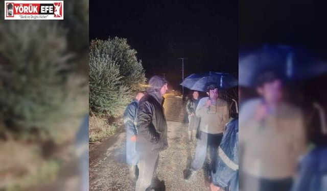 Naipli Çayı taştı, Germencik Belediyesi ekipleri müdahale etti