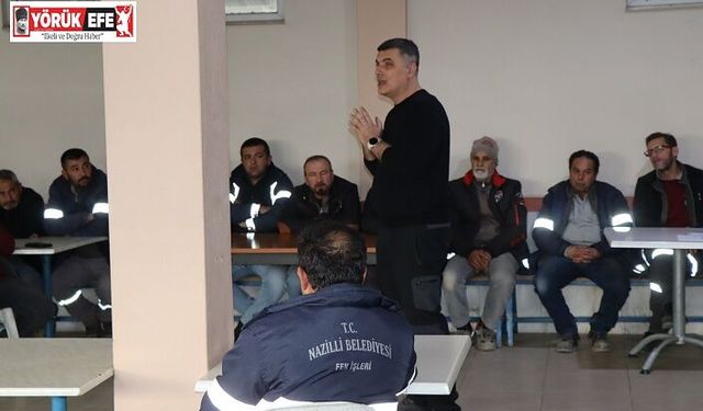 Nazilli Belediyesi personeline İSG ve ilk yardım eğitimi